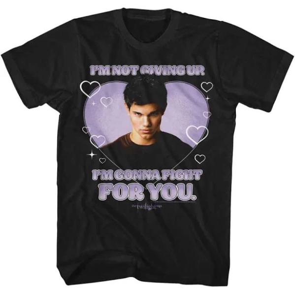 Twilight Jacob Fight For You Heart T-Shirt