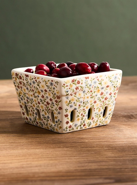 Spring flowers drip bowl
