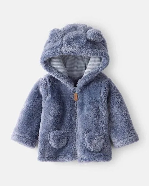 Carter's Baby Hooded Sherpa Bear Ear Sweater