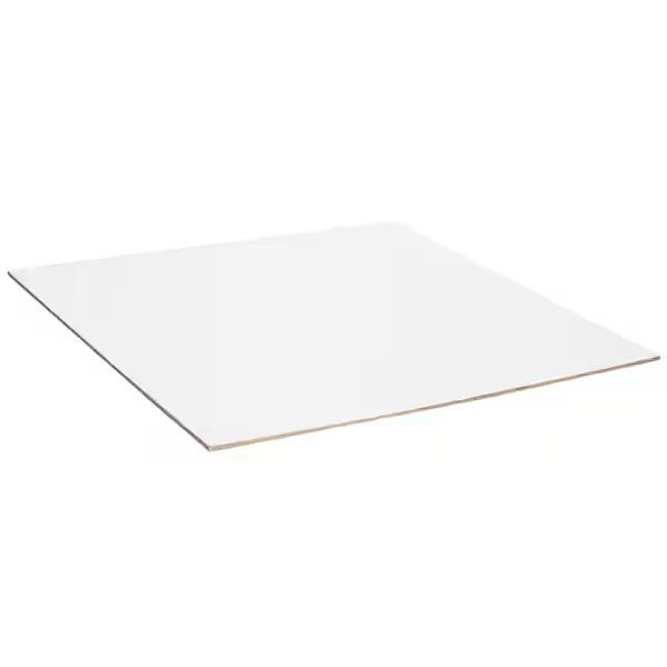 Unbranded 1/8 in. x 4 ft. x 8 ft. Eucalyptus White Hardboard 447562