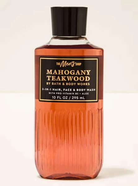 Mahogany Teakwood 3-in-1 Hair, Face & Body Wash