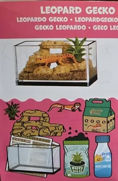 Miniverse Animals LEOPARD GECKO Set