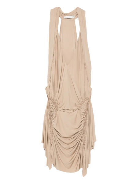 Christopher Esber robe mi-longue Shibari à fronces | 6