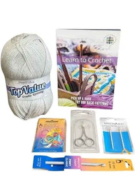 Classic Home Store Beginner Crochet Starter Kit