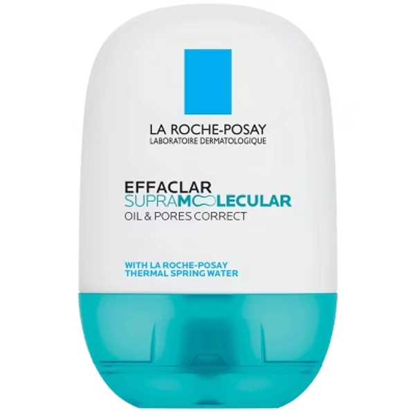La Roche Posay Effaclar Supramolecular Oil Absorbing & Pores Correcting Acne Moisturizer, Excellent Makeup Base - 1.35 fl oz