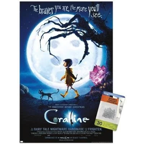 Trends International Coraline - Braver One Sheet Wall Poster