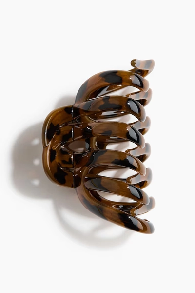 Hair Claw - Brown/tortoiseshell pattern