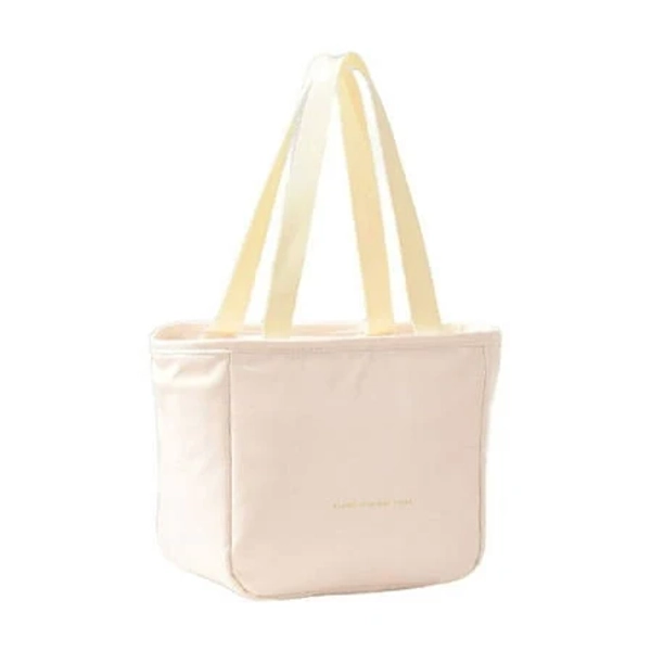 White Insulated Lunch Bag For Men Women Large Capacity Reusable Lunch Box Cooler Bag With Removable Strap Leakproof Food Container For Work School