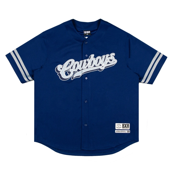 Unisex Dallas Cowboys  Born x Raised Navy Baseball Fashion Jersey