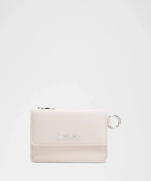 Leather Alternative Front-Flap Card Case - Cashew - ONE SIZE