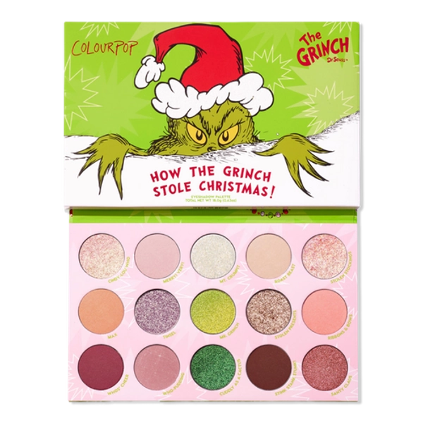 ColourPop x The Grinch How The Grinch Stole Christmas Eyeshadow Palette