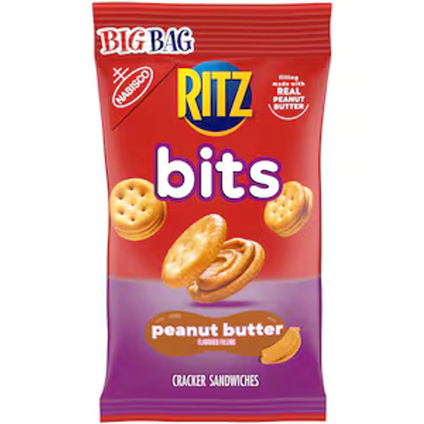 Nabisco Ritz Bits Peanut Butter Cracker Sandwiches, 3-oz.