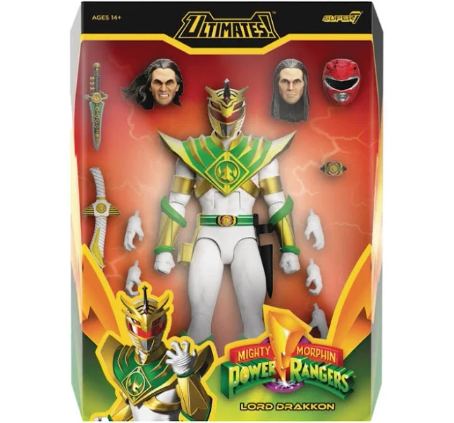 Super7 Power Rangers Ultimates Lord Drakkon Action Figure