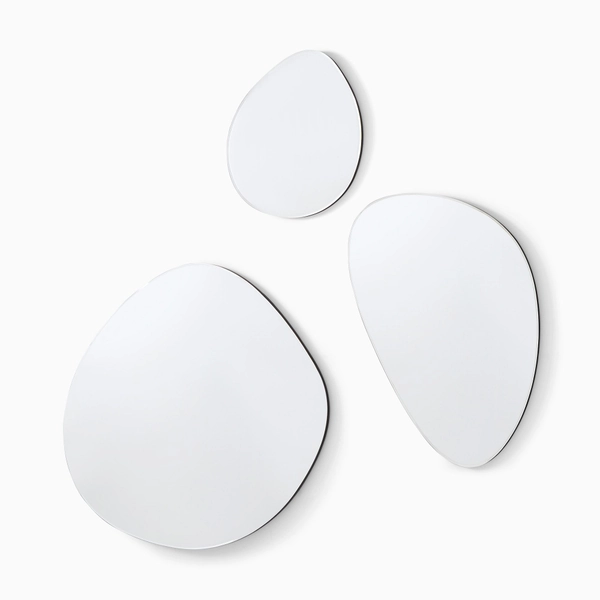 Fenny Frameless Tear Drop Wall Mirrors