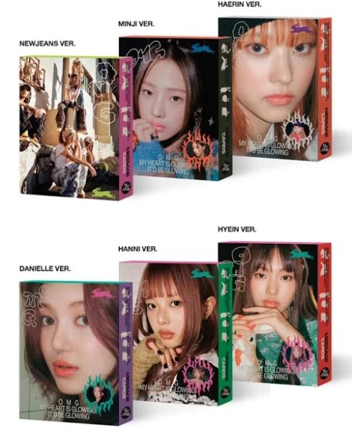 K-Pop CD NewJeans - 1st Single 'OMG' (Message Card Ver.) Hyein Ver.