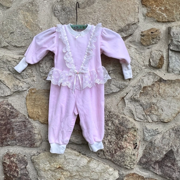 Vintage 80s buster brown baby one piece size 12 months