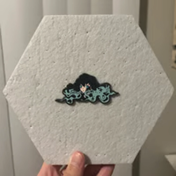 Demon Slayer Muichiro Anime Enamel Pin
