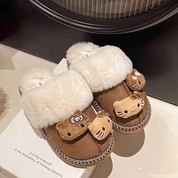 1     closed slippers womens fashionable cat - Temu