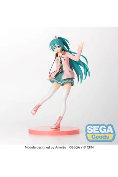 Hatsune Miku Project DIVA Arcade SPM PVC Statue Hatsune Miku Ribbon Girl 24 cm