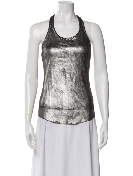 Lambskin Halterneck Top
