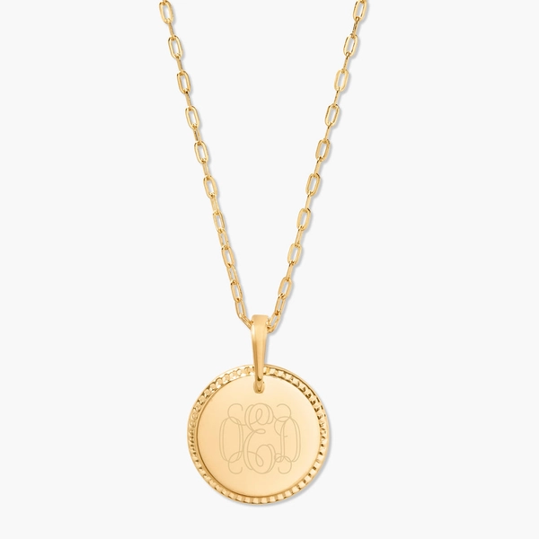 Mila Mongram Pendant