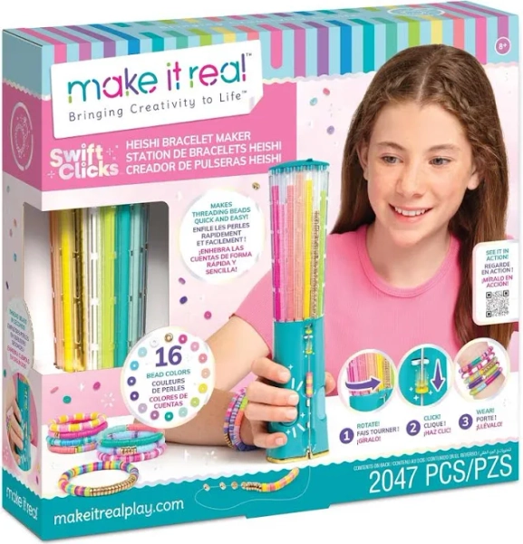 Make It Real Swift Clicks Heishi Bracelet Maker