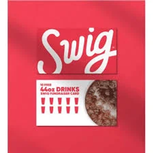 Swig Card 10 Free 44 oz Drinks