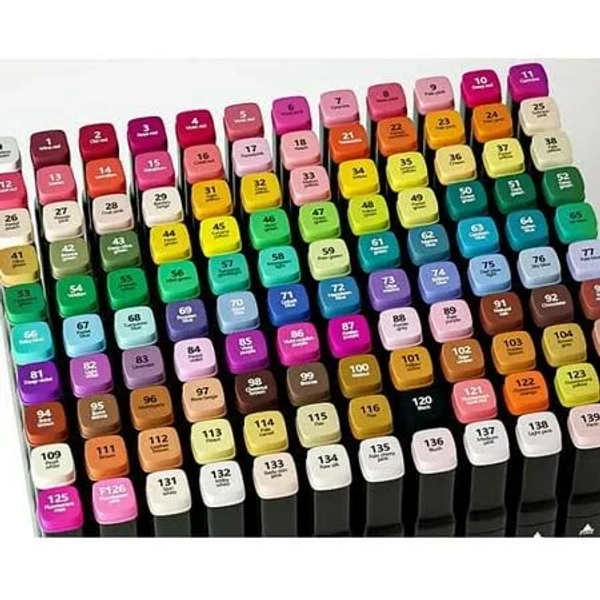 36pcs 48pcs 60pcs 100pcs 120pcs Colors Alcohol Brush Ink Markers Dual Skin Tone