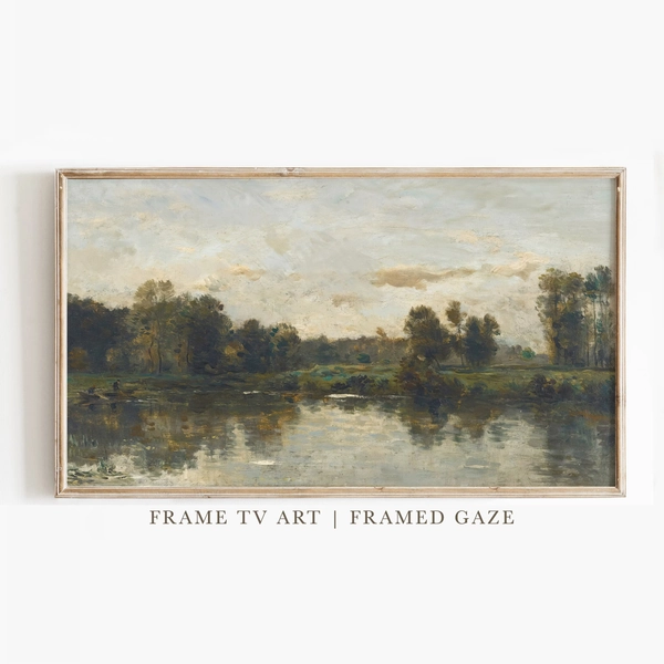 Vintage Landschaft Gemälde für Samsung Frame TV (Digitaler Download)