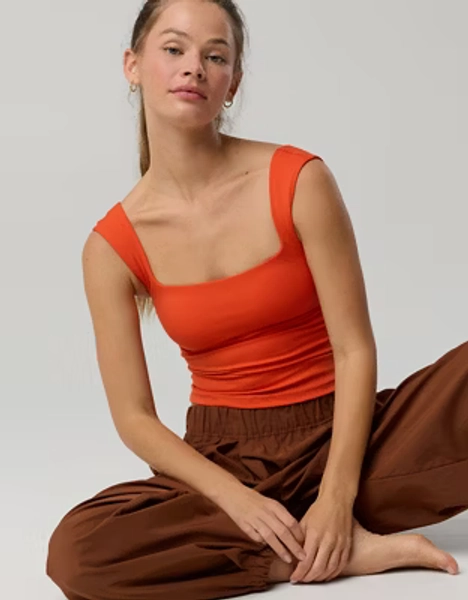 OFFLINE By Aerie Real Me Square Neck Tank Top