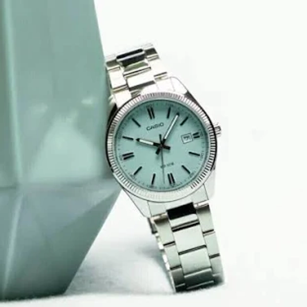 Casio Watch Mtp-1302pd-2a2vef Blue Rare.uk Stock Free Next Day