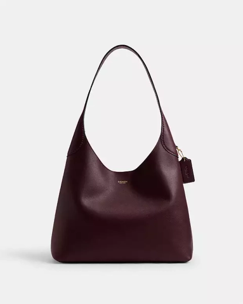 Laiton/Merlot Sac épaule Brooklyn 34