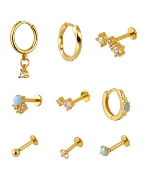 Spencer's 9-Pack CZ Cartilage Earrings
