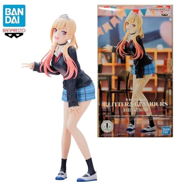 BANPRESTO GLITTER&GLAMOURS My Dress-Up Darling Saison 2 Kitagawa Marin Version Festival Culturel Figurines d'action Anime en PVC de 25 cm
