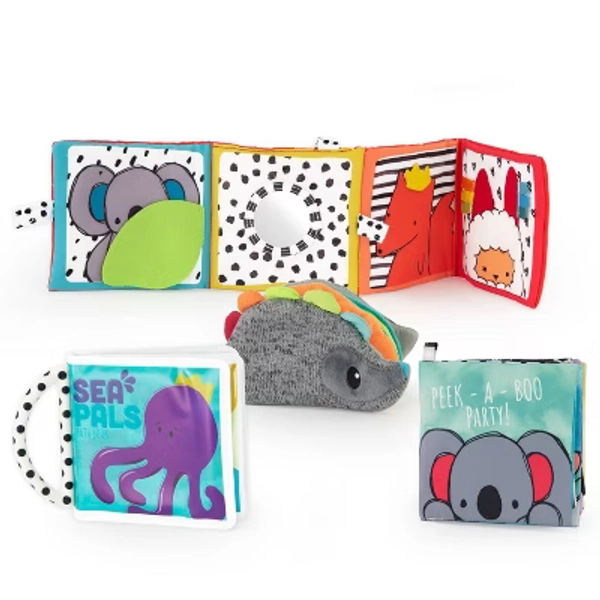 Sassy Toys Rookie Books Gift Set - 4pc