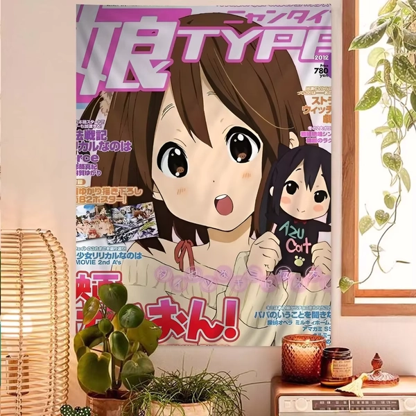 K-On Anime Cartoon Tapestry Art Science Fiction Room Home Decor Art Home Decor - AliExpress 15