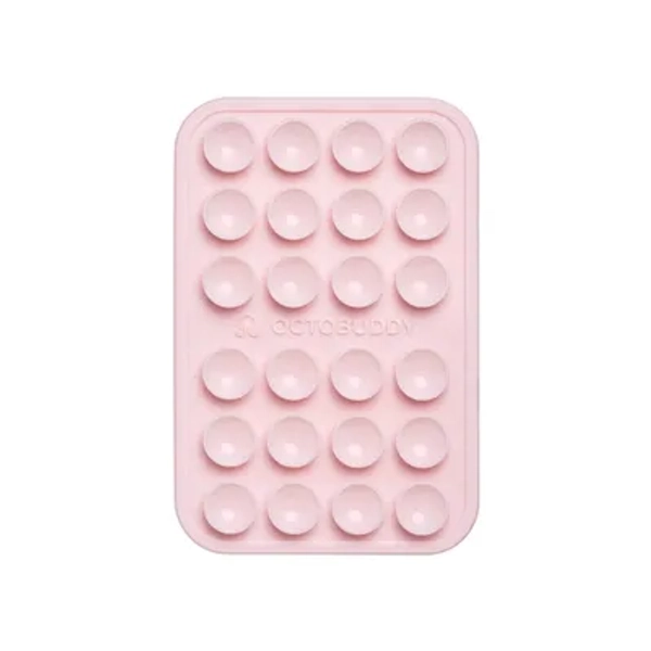 Octobuddy Silicone Suction Cup Phone Case Mount Classic - Chalk Pink