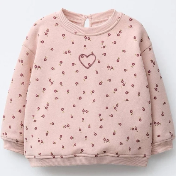 Zara Kids Floral Sweatshirt