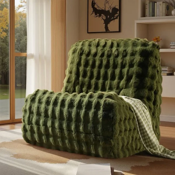 Wrought Studio Hogle Armless Bean Bag Chair Lounger Fireside Chair