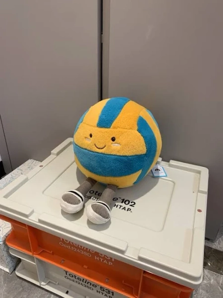 Jellycat Amuseables Sports Beach Volley 11.8 Inch Stuffed Toys Cute