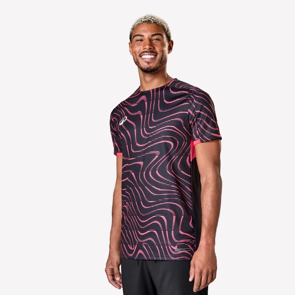 Damen/Herren Fußball Trikot kurzarm - VIRALTO Topo schwarz/neonrosa