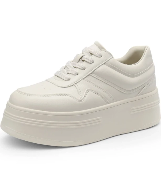Women's Platform Lace-Up Sneakers