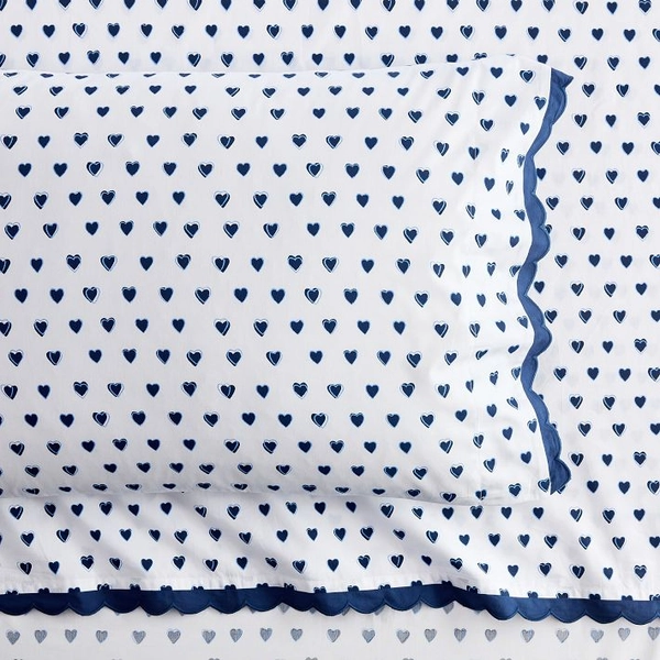 Roller Rabbit Hearts Organic Sheet Set