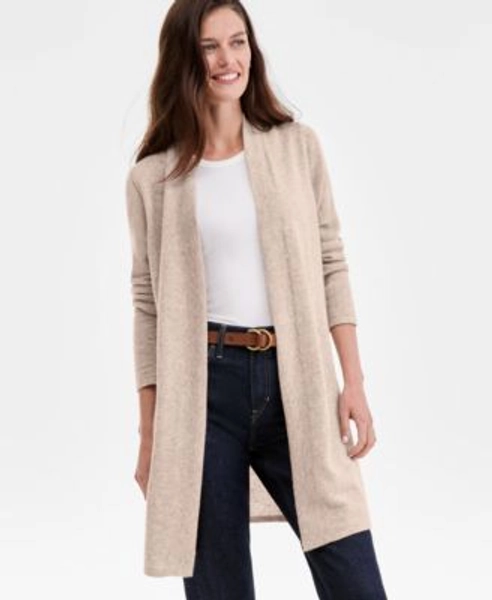 Women's 100% Cashmere Split-Hem Long Cardigan, PXS-XXL, Macy's Exclusive