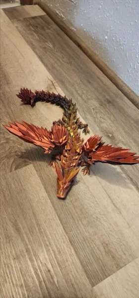 Crystal Dragon with wings12