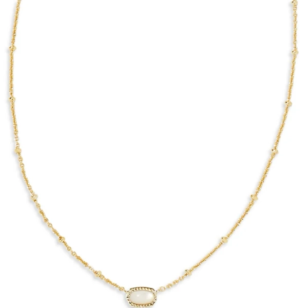 Mini Elisa Satellite Short Pendant Necklace, 15"-19"