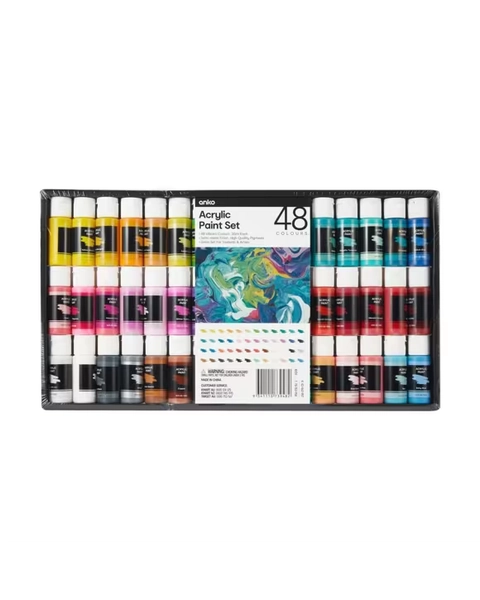48 Pack Acrylic Paint Set - Miscell. - One Size
