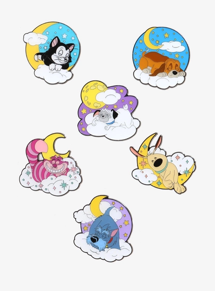 Loungefly Disney Cats & Dogs Moon Blind Box Enamel Pin Hot Topic Exclusive