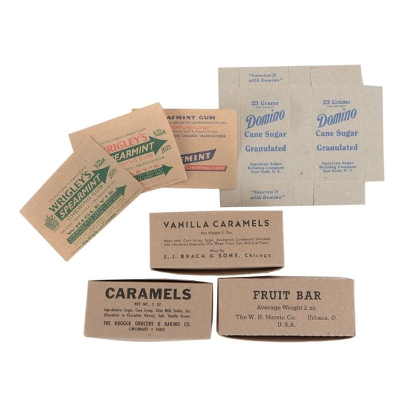 K Ration internal Food Boxes