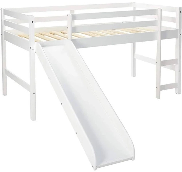 Custom Kids Furniture Bailey Loft Bed with Slide